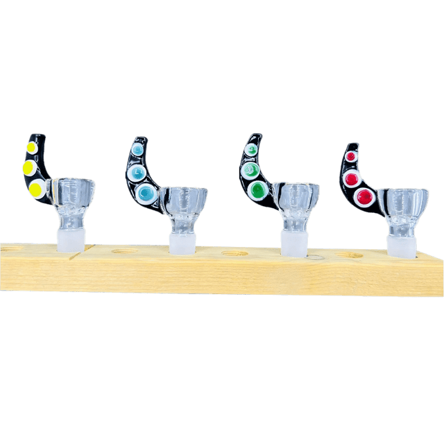 Handle Glass Bowl - Assorted (CC486) Bowl · Banger · Oil Burner Canadian Distributor