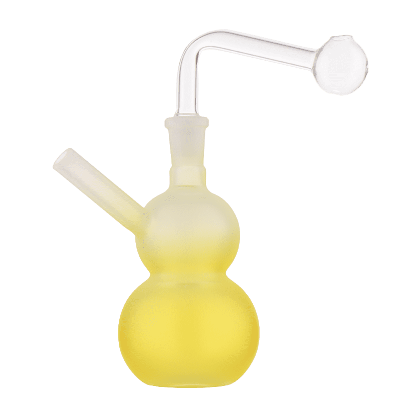 4" Oil Burner Water Bong [AK-I1] Oil Burner Canadian Distributor Yellow