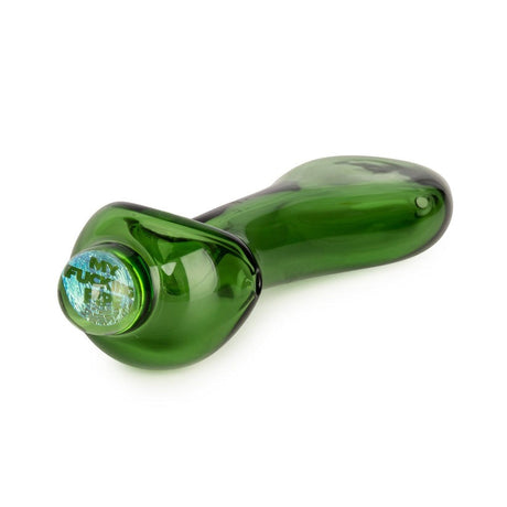 Red Eye Glass® | 4.25" Spoon Hand Pipe W/Flat Mouthpiece & Dichroic Image Marble (Assorted) (Copy) Glass Pipe West Coast Gifts