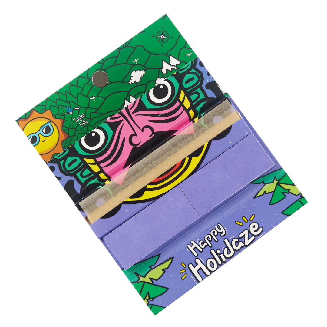 Holidaze (Ind Edition) - King Size Papers + Tips + Grinder + Tray (Box of 16) King Size SLIMJIM