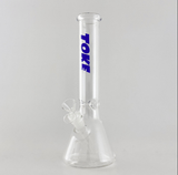 TOKE - 12" Beaker Bongs – 4mm Thick Glass Glass Bong Super Supplys Inc Blue