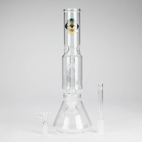 12" Beaker glass water bong with Perc [GP1968] Glass Bong Smoking Cat Distribution Clear
