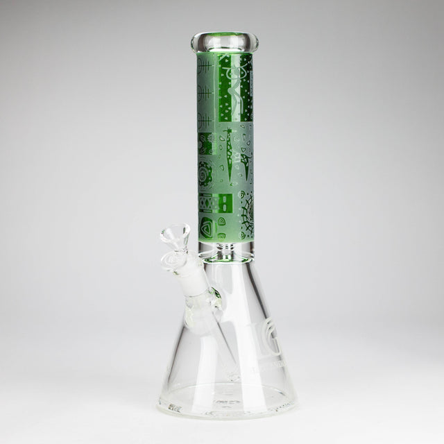 Legendary™ | 14" 9mm Sandblast Beaker [LG 271] Glass Bong Smoking Cat Distribution