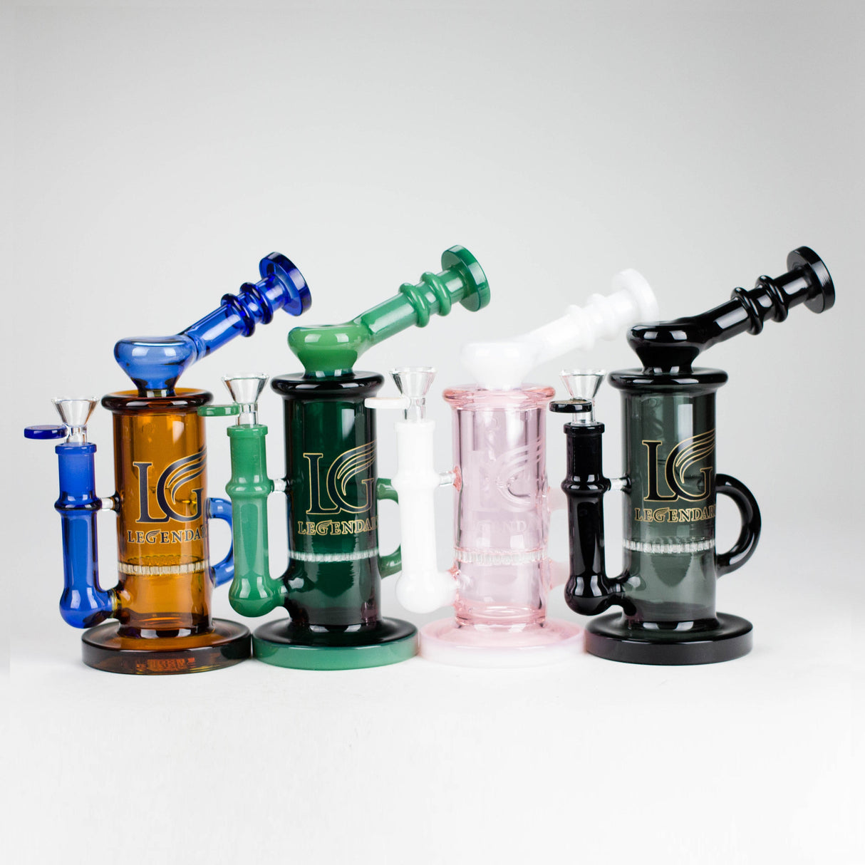 Legendary™ | 10" Inner Recycler Rig [LG 321] Glass Bong Smoking Cat Distribution