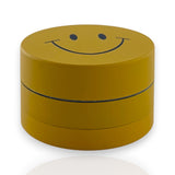 Smiley Face 3-Part Metal Grinders – 40mm-12CT Display Pack Super Supplys Inc