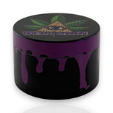 Wellcann | 4-Part Leaf Design Grinders – 50mm-12CT Display Pack Super Supplys Inc