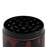 Wellcann | 4-Part Leaf Design Grinders – 50mm-12CT Display Pack Super Supplys Inc