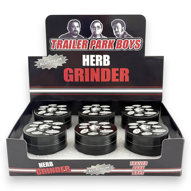 4-Part Aluminum Grinder – 55mm - 6CT Display Pack Super Supplys Inc