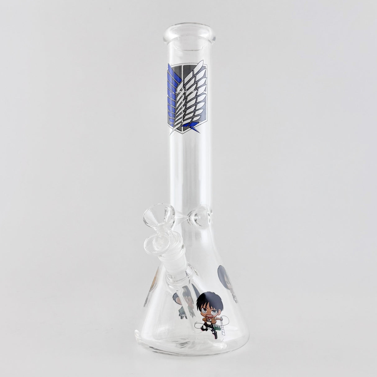 12" Anime-Themed Beaker Bongs – 4mm Thick Glass Glass Bong Super Supplys Inc Survey Corps