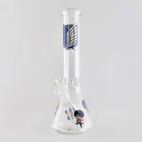12" Anime-Themed Beaker Bongs – 4mm Thick Glass Glass Bong Super Supplys Inc Survey Corps