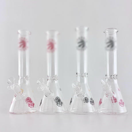 12" Toronto-Themed Beaker Bongs – 4mm Thick Glass Glass Bong Super Supplys Inc