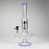 Legendary™ | 13" Inline with Tree Perc Bong [LG 268] Glass Bong Smoking Cat Distribution Purple