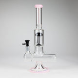 Legendary™ | 13" Inline with Tree Perc Bong [LG 268] Glass Bong Smoking Cat Distribution Pink