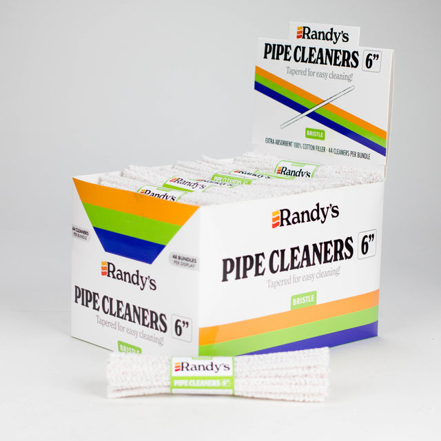 Randy’s® | 6" Tapered Hard Pipe Cleaners – Display of 48 Brush LEHIGH WHOLESALE