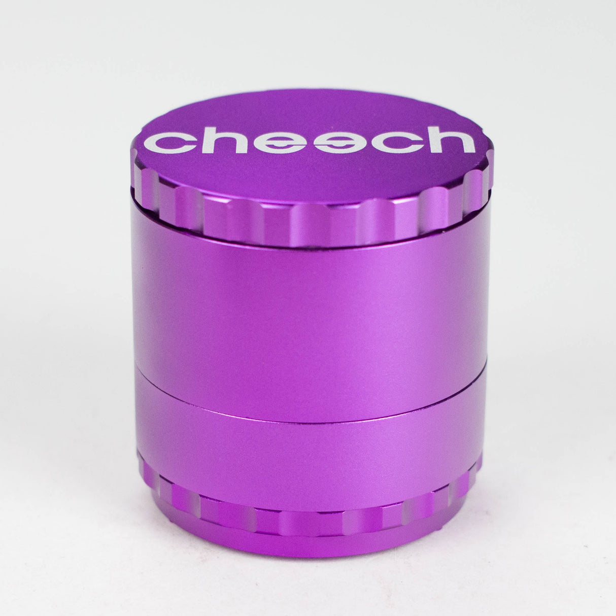 Cheech | 63mm 4-Piece CNC Aluminum Grinder [GR-6] Regular Grinder Smoking Cat Distribution Purple
