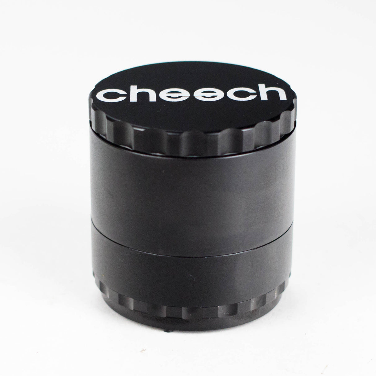 Cheech | 63mm 4-Piece CNC Aluminum Grinder [GR-6] Regular Grinder Smoking Cat Distribution Black