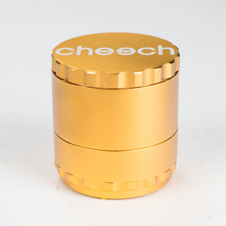 Cheech | 63mm 4-Piece CNC Aluminum Grinder [GR-6] Regular Grinder Smoking Cat Distribution Gold