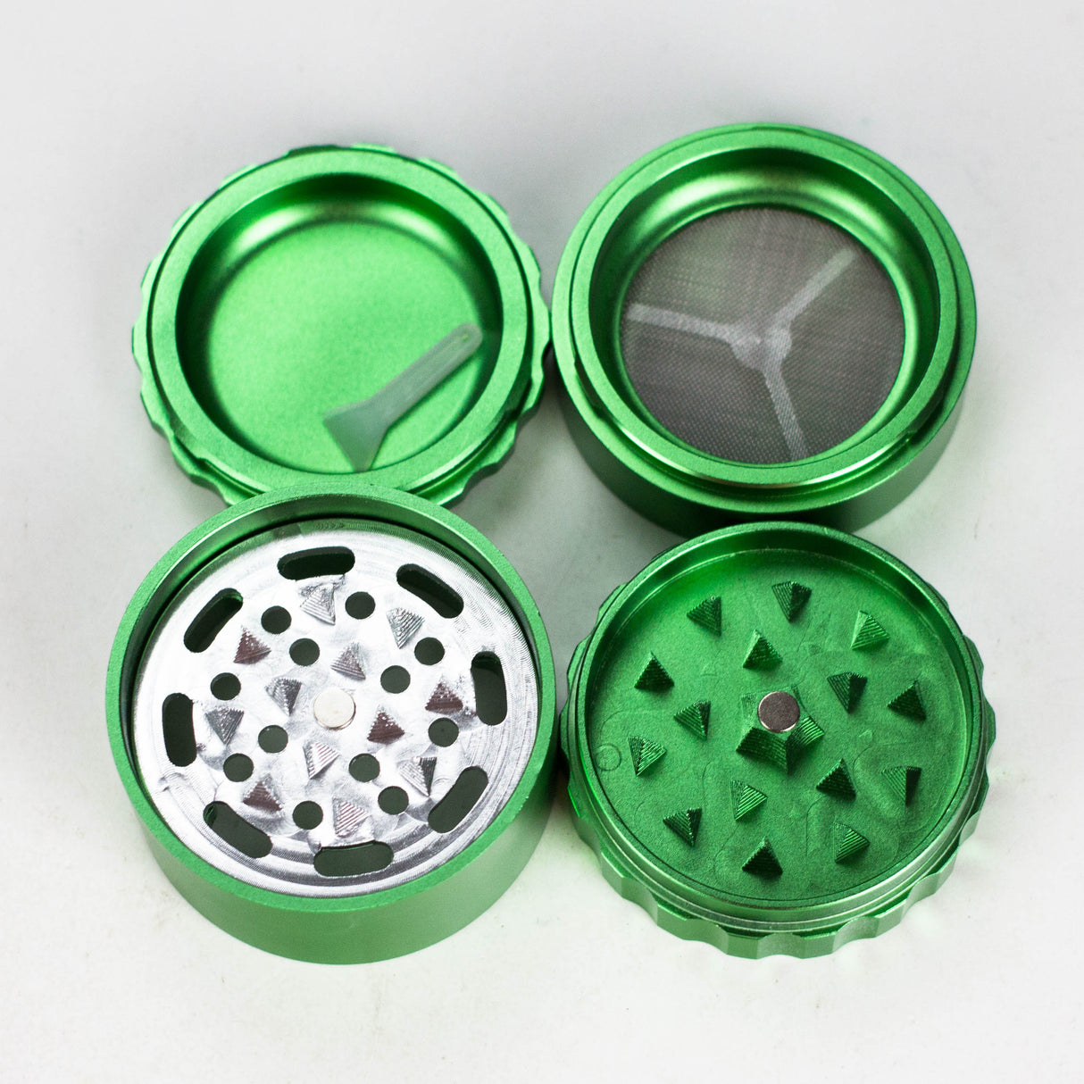 Cheech | 63mm 4-Piece CNC Aluminum Grinder with Removable Screen [GR-7] Regular Grinder Smoking Cat Distribution