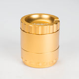 Cheech | 63mm 4-Piece CNC Aluminum Grinder with Removable Screen [GR-7] Regular Grinder Smoking Cat Distribution Gold