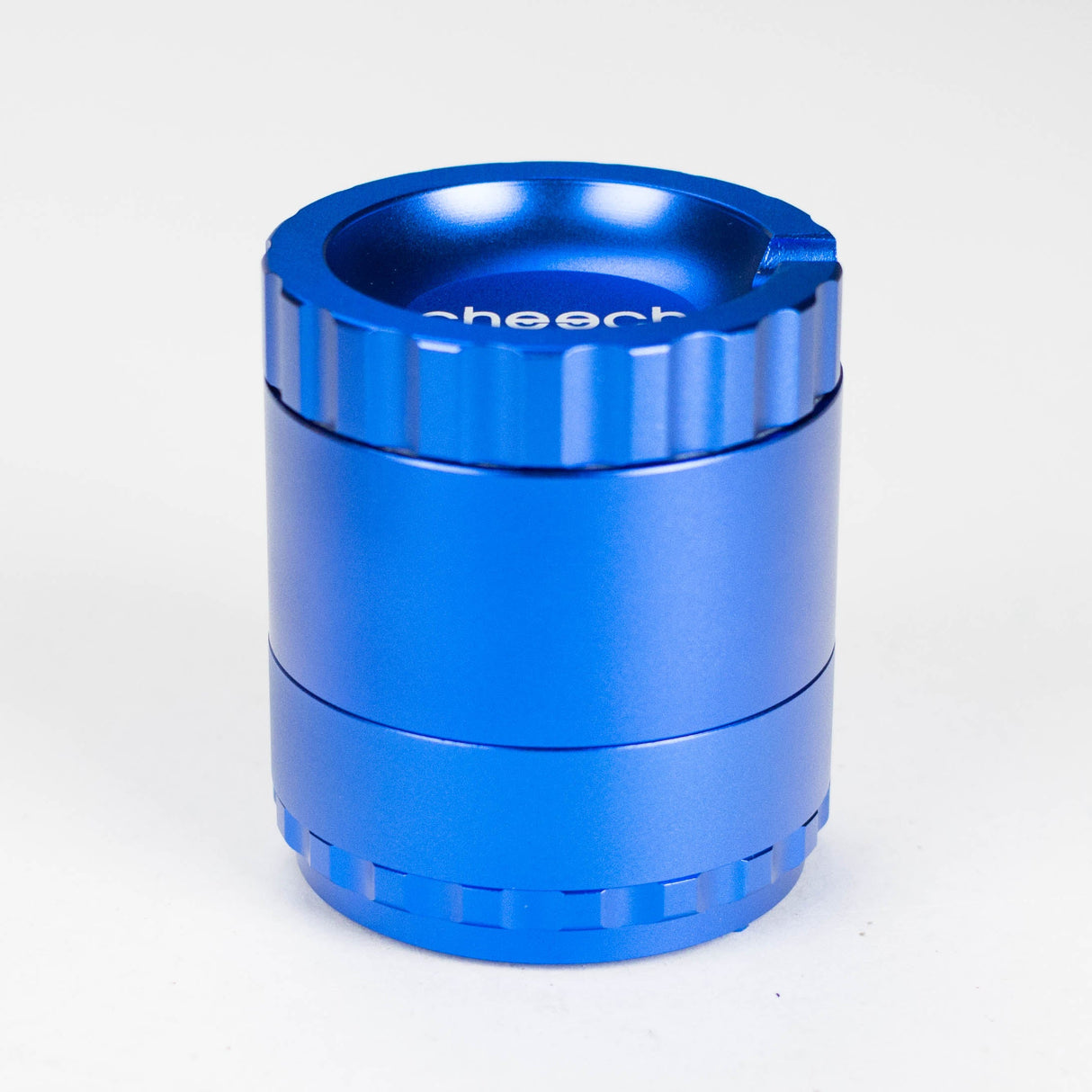 Cheech | 63mm 4-Piece CNC Aluminum Grinder with Removable Screen [GR-7] Regular Grinder Smoking Cat Distribution Blue