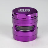 OG Original | 56mm 4-Piece See-Through Grinder [OG-GR] Regular Grinder Smoking Cat Distribution Purple
