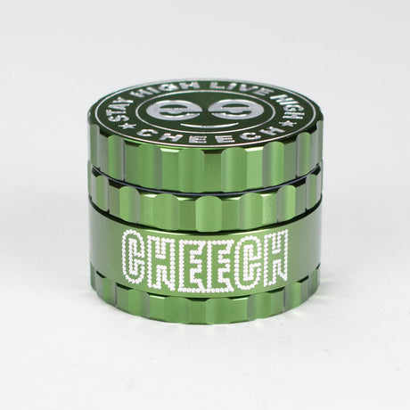 Cheech | 53mm 4-Piece Logo Grinder [GR-12] Regular Grinder Smoking Cat Distribution Green