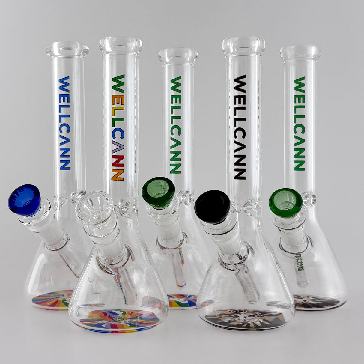 Wellcann | 10" 5mm Beaker Accent Glass Bong Glass Bong Super Supplys Inc