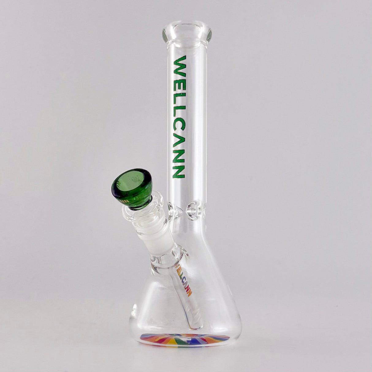Wellcann | 10" 5mm Beaker Accent Glass Bong Glass Bong Super Supplys Inc G-Rasta