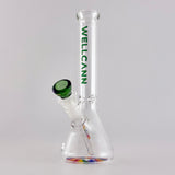 Wellcann | 10" 5mm Beaker Accent Glass Bong Glass Bong Super Supplys Inc G-Rasta