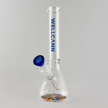 Wellcann | 10" 5mm Beaker Accent Glass Bong Glass Bong Super Supplys Inc B-Rasta
