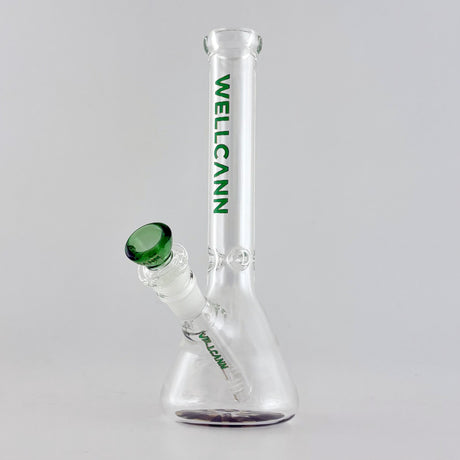 Wellcann | 10" 5mm Beaker Accent Glass Bong Glass Bong Super Supplys Inc G-Black