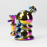 5" Solid Color Electroplate Glass Bong Glass Bong 777 Smoke Rainbow