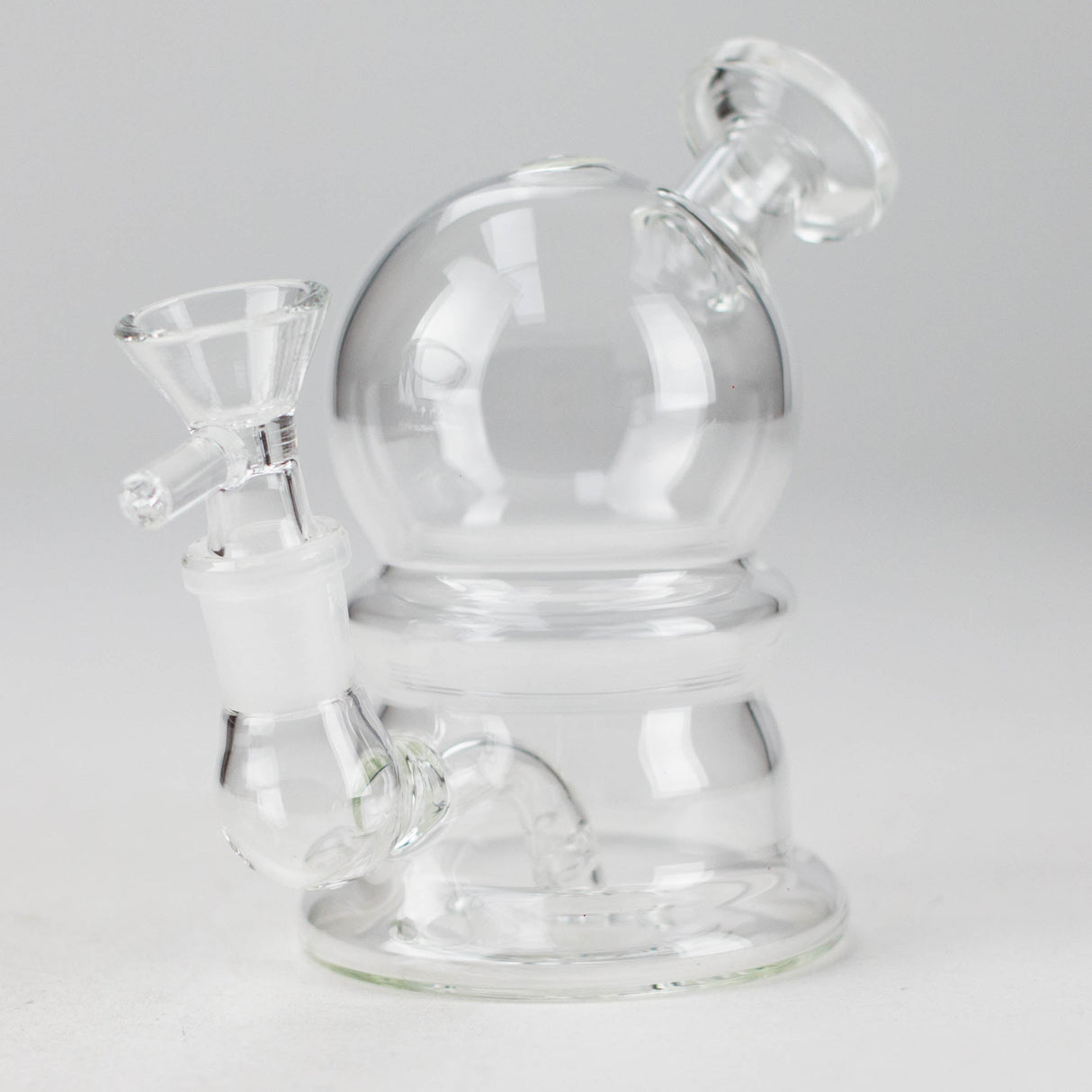 5" Solid Color Electroplate Glass Bong Glass Bong 777 Smoke Clear