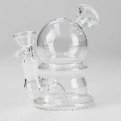 5" Solid Color Electroplate Glass Bong Glass Bong 777 Smoke Clear