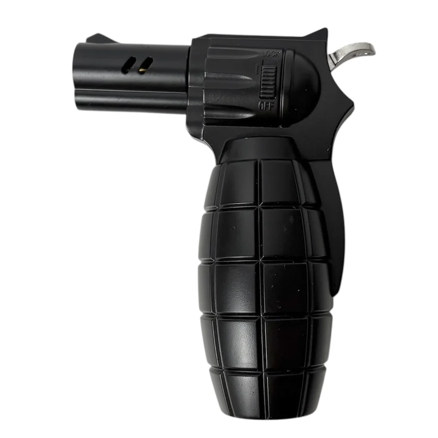4.5" Grenade Torch Lighter-Assorted Colours Super Supplys Inc Black
