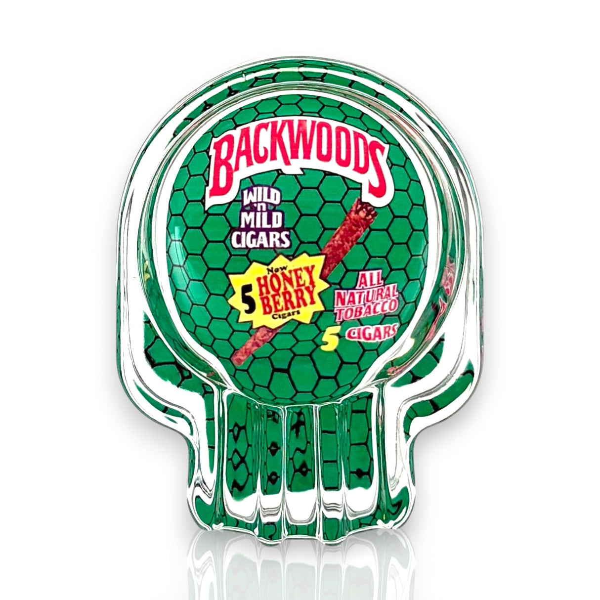 Crystal Skull Glass Ashtray – 6-Piece Display_6