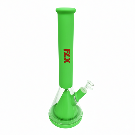 FLX | G600 – 14″ Silicone Condenser Bong Resin · Silicone · Plastic Bong Bestfive Enterprise Ltd. Green