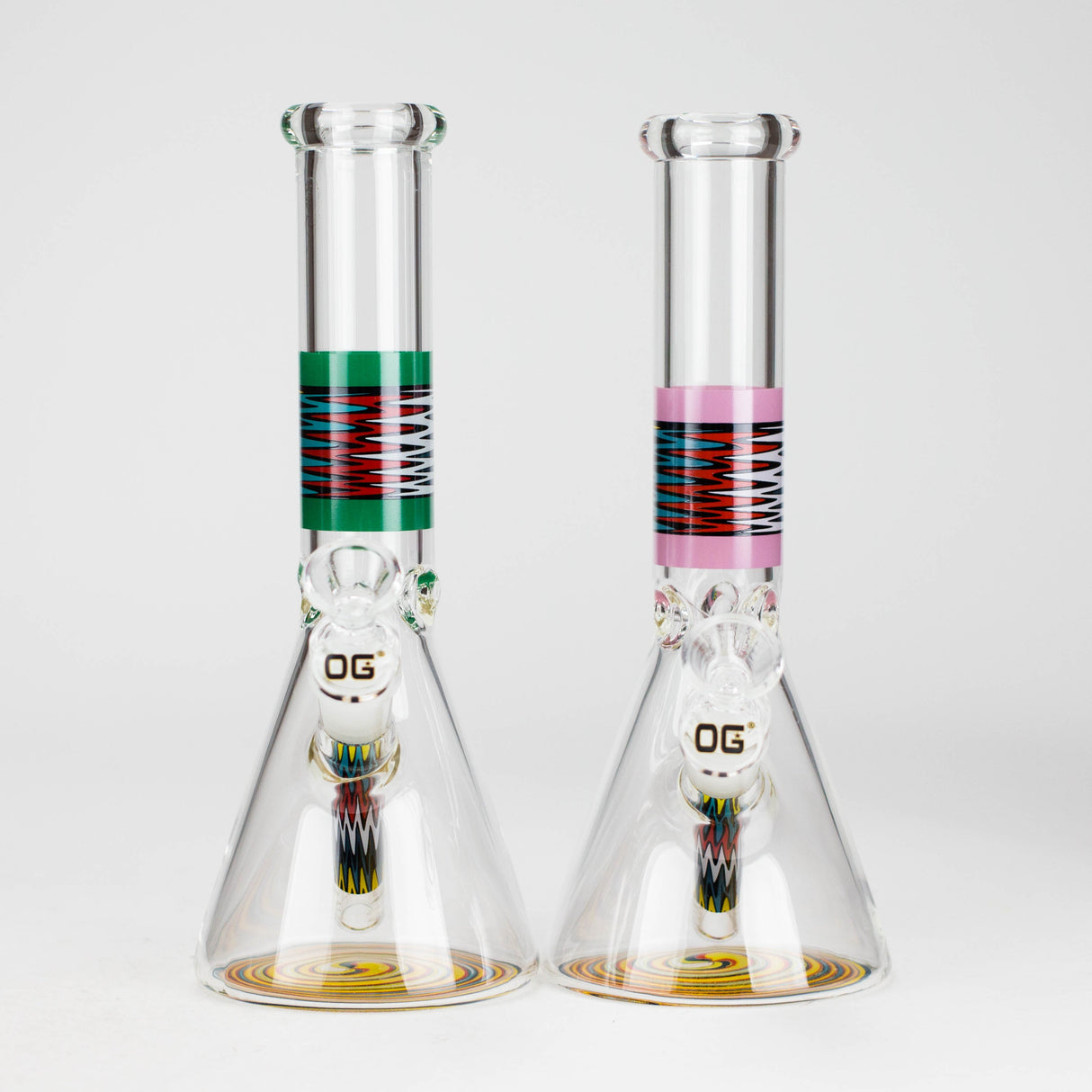 OG Original | 10" Wig Wag Bong (OG-686) Glass Bong Smoking Cat Distribution