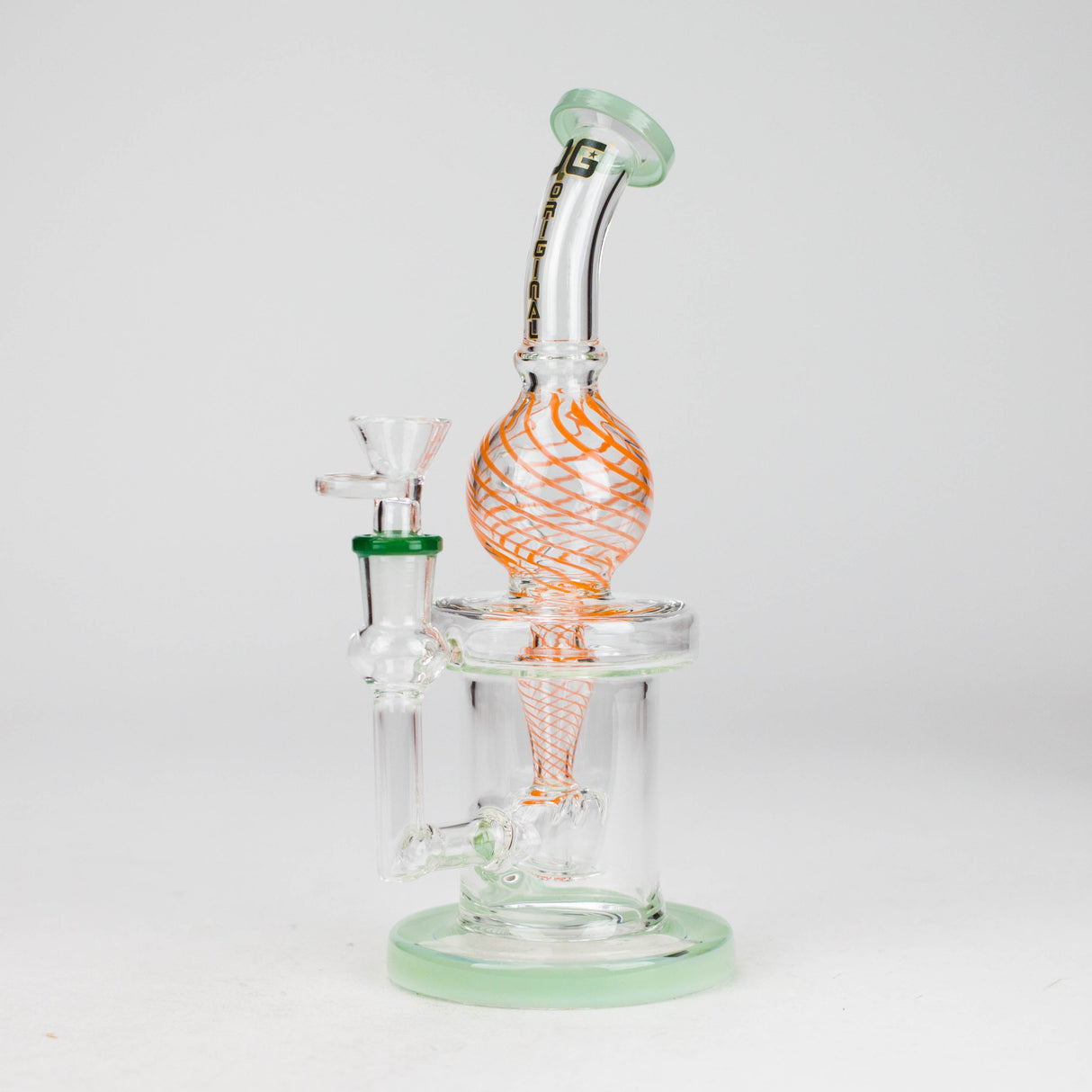 OG Original | 10" Swirly Globe Recycler Rig (OG-607)