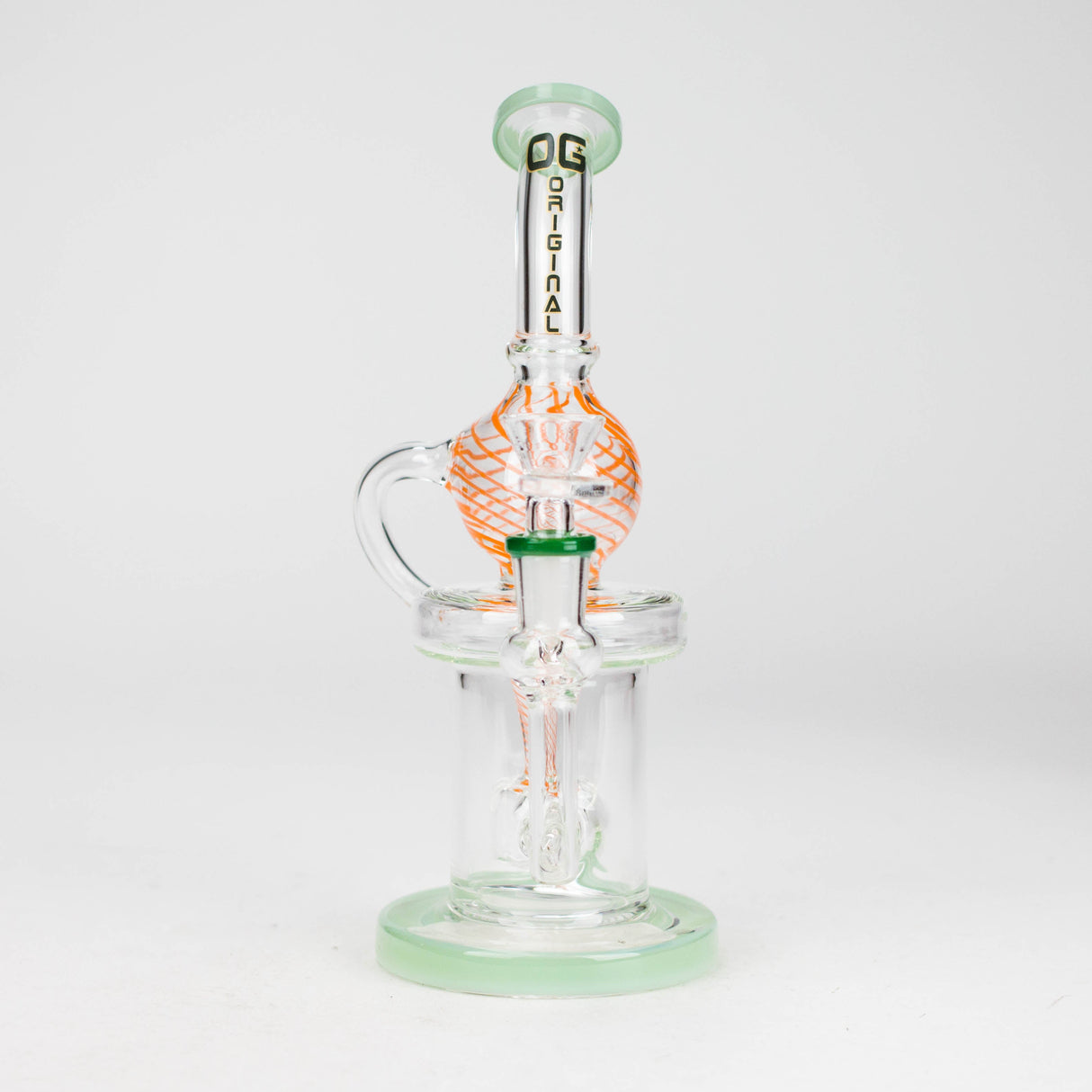 OG Original | 10" Swirly Globe Recycler Rig (OG-607)