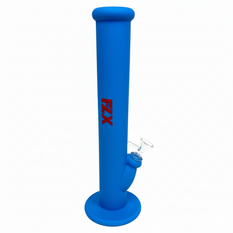 FLX | 114 – 14" Silicone Transistor Bong Resin · Silicone · Plastic Bong Bestfive Enterprise Ltd. Blue