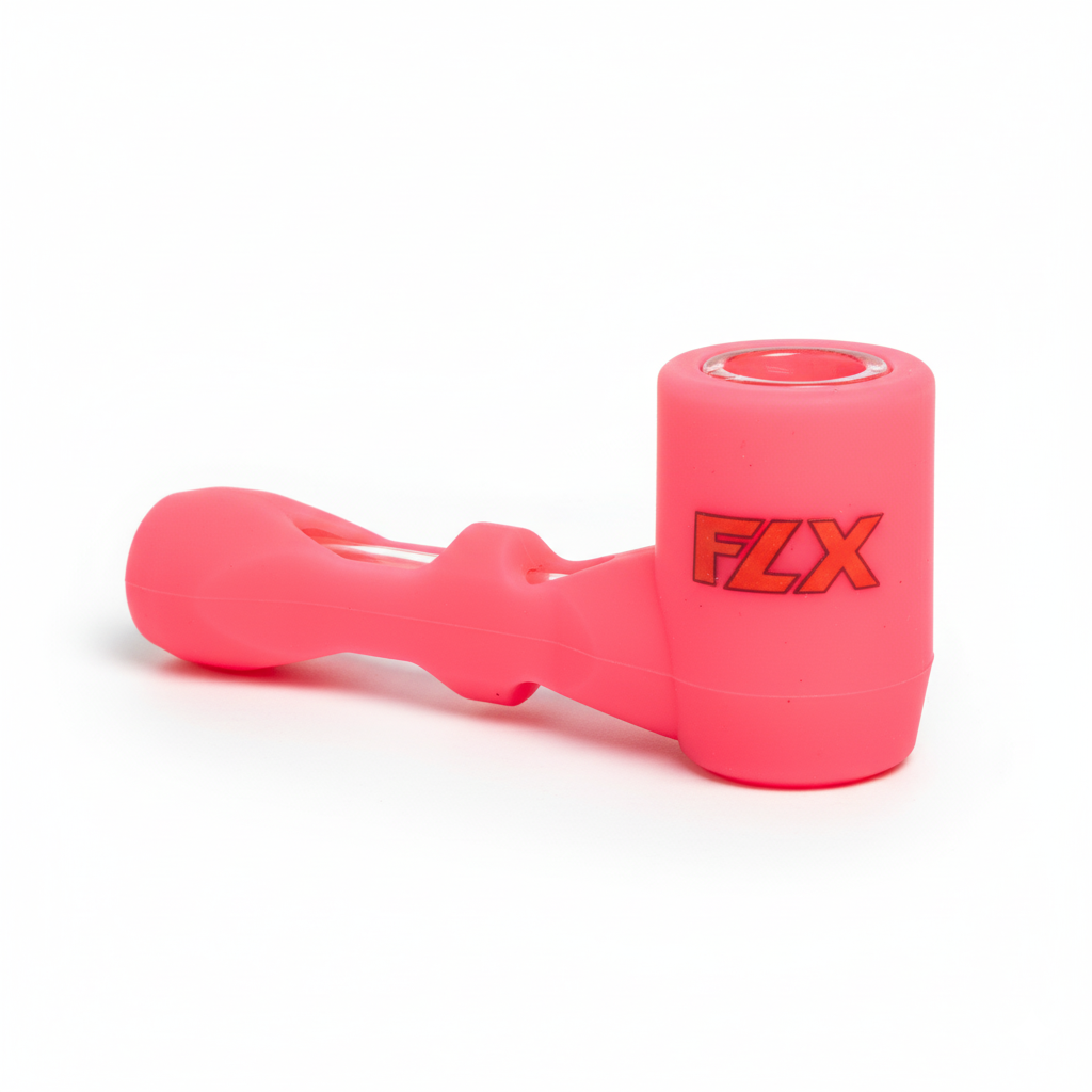 FLX | P3 – 4" Silicone Reactor Pipe Silicone Pipe Bestfive Enterprise Ltd. Pink