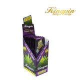 KINGPIN HEMP WRAPS[ SMK916 ] - 25 packs Leaf Wrap NIBO Distribution GOOMBAGRAPE