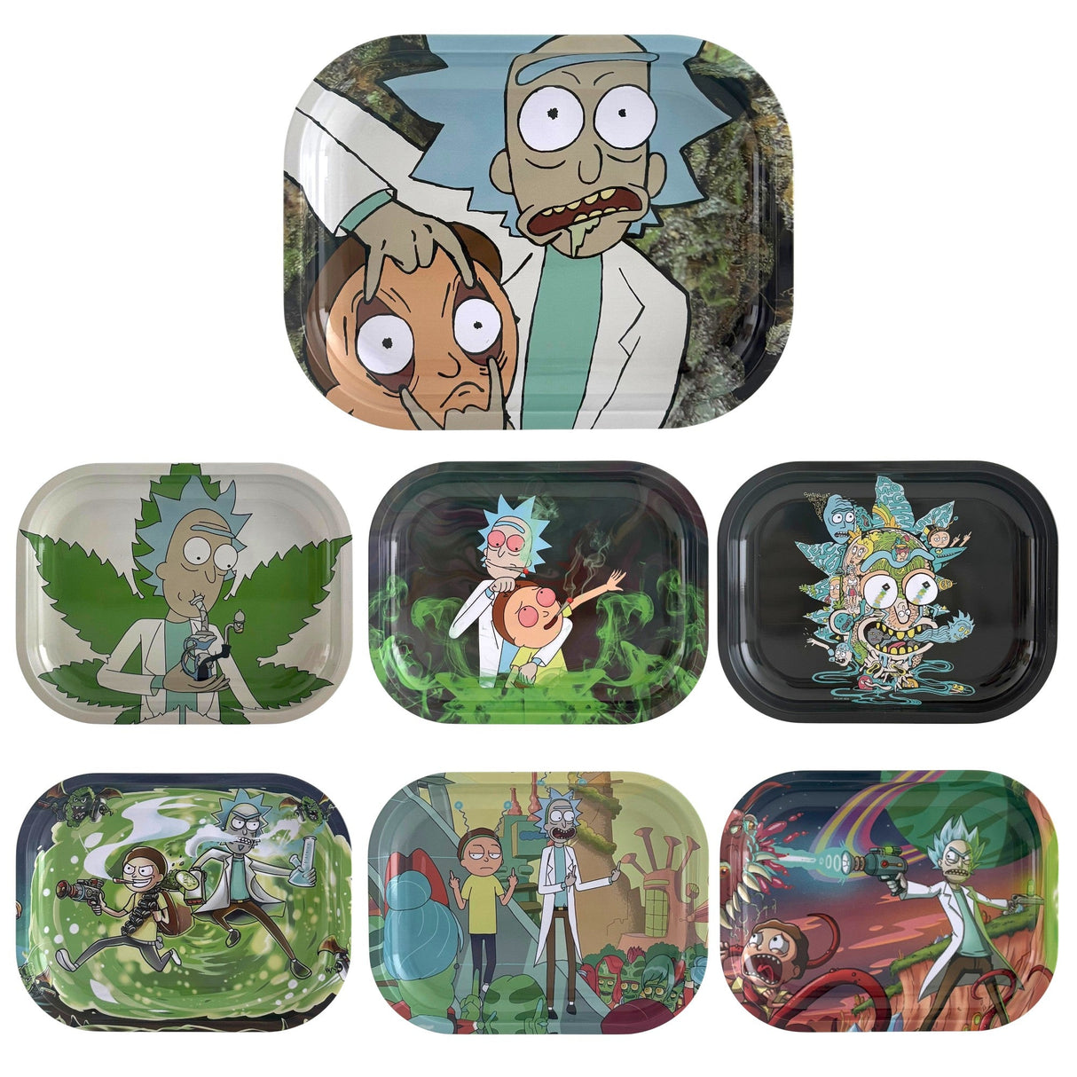 R&M Series Metal Rolling Tray - Small Tray Super Supplys Inc
