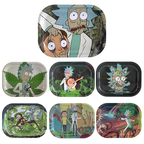 R&M Series Metal Rolling Tray - Small Tray Super Supplys Inc