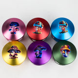 Aluminum Mushroom Grinder 4 Layers Regular Grinder 777 Smoke