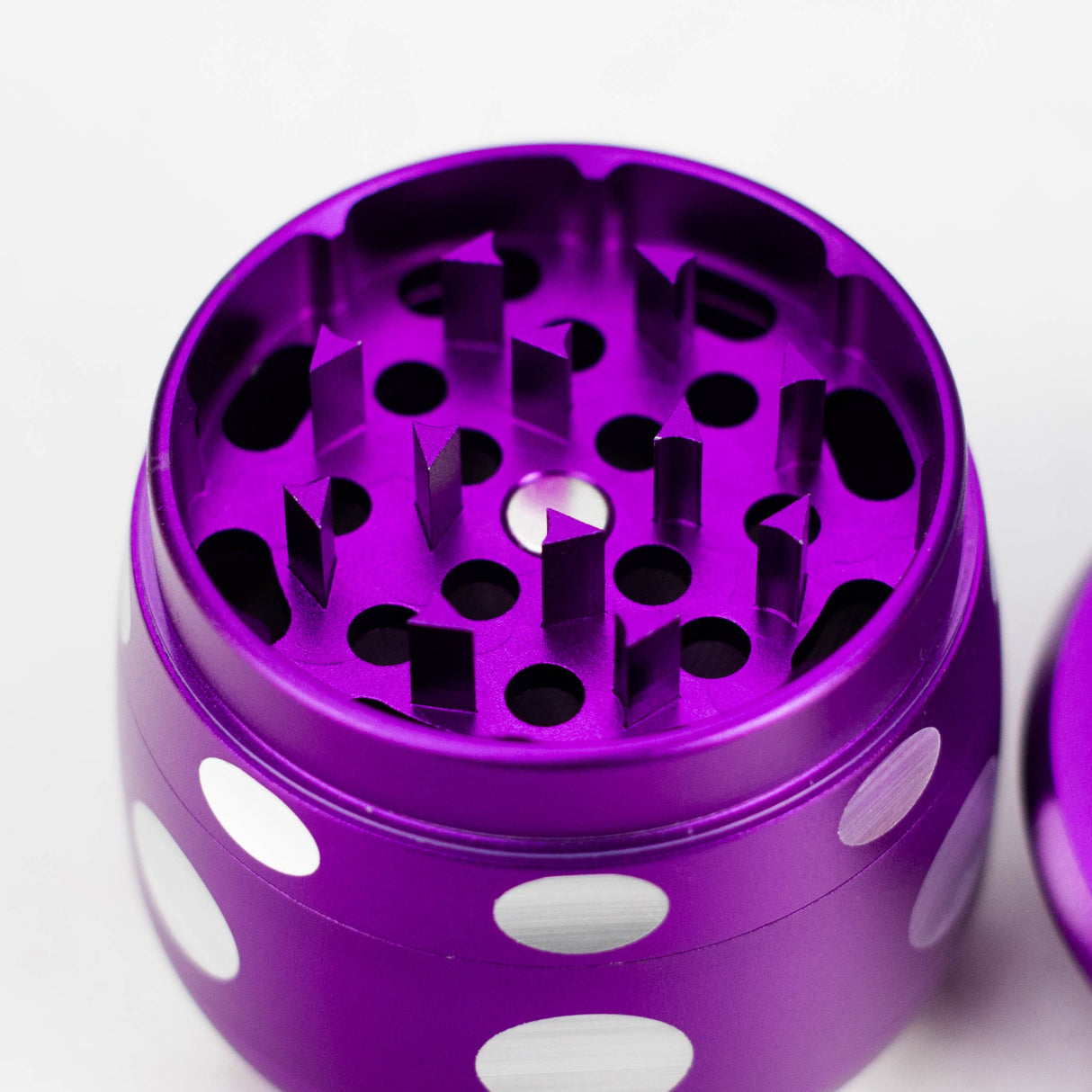 Aluminum Mushroom Grinder 4 Layers Regular Grinder 777 Smoke