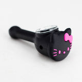 4" Kitty Cloud Silicone Pipe Silicone Pipe Canadian Distributor Black