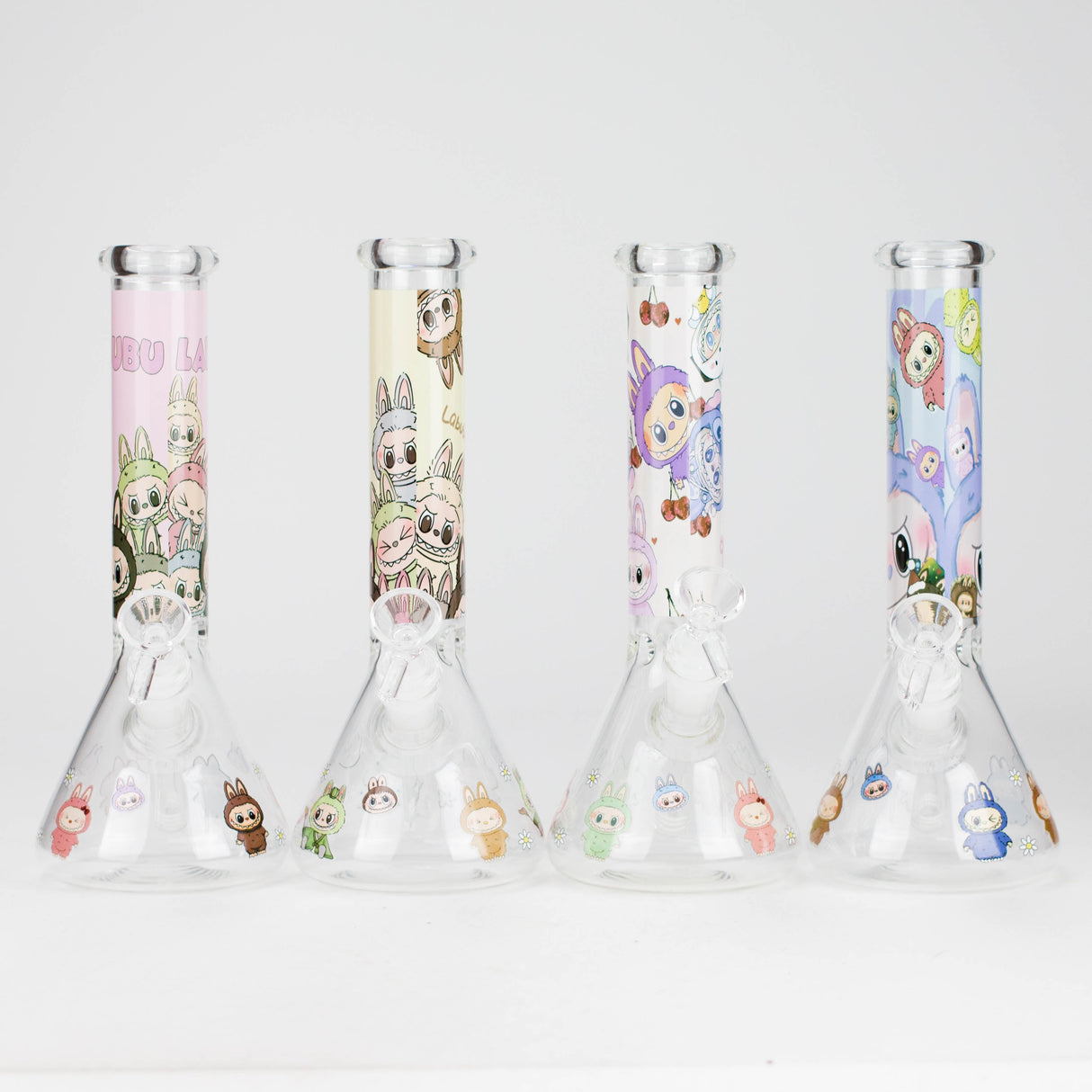 10" Popular Character Design Glass Beaker Bong Glass Bong 777 Smoke