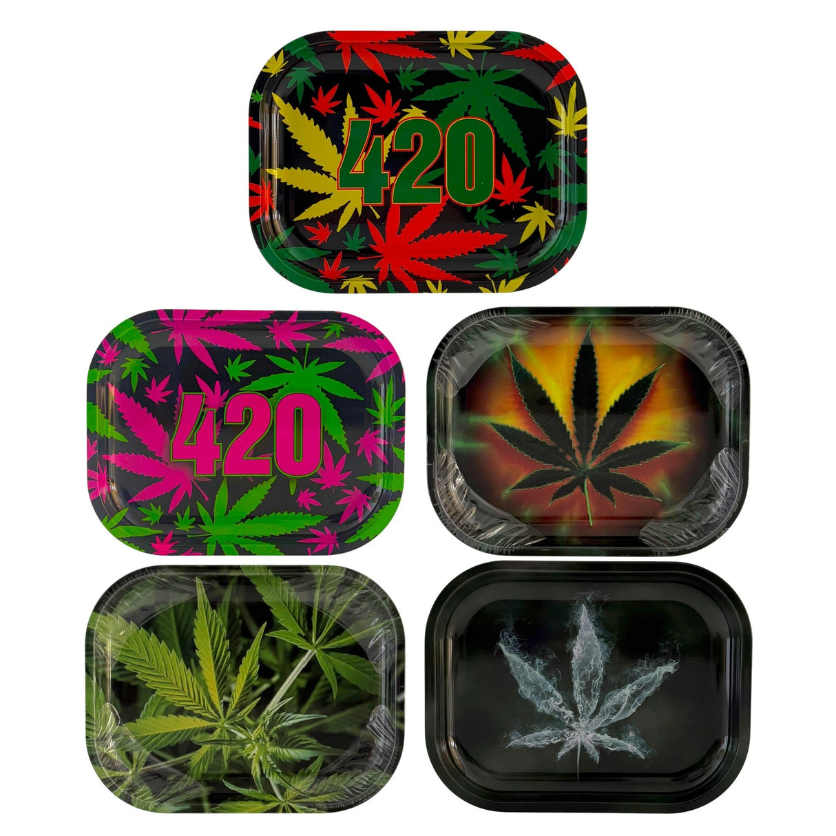 Small Assorted Tray Tray Smoking Cat Distribution